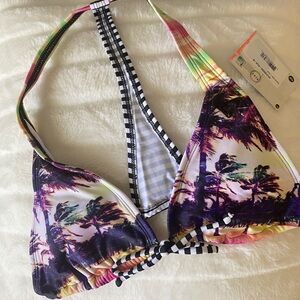 Roxy Bikini Halter Top NEW